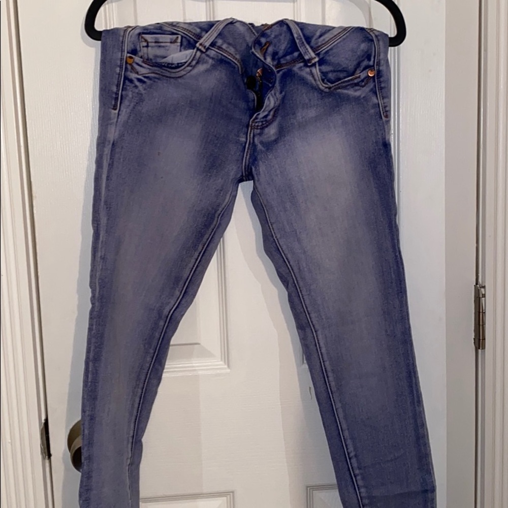 Light wash jeans